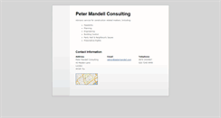 Desktop Screenshot of petermandell.com